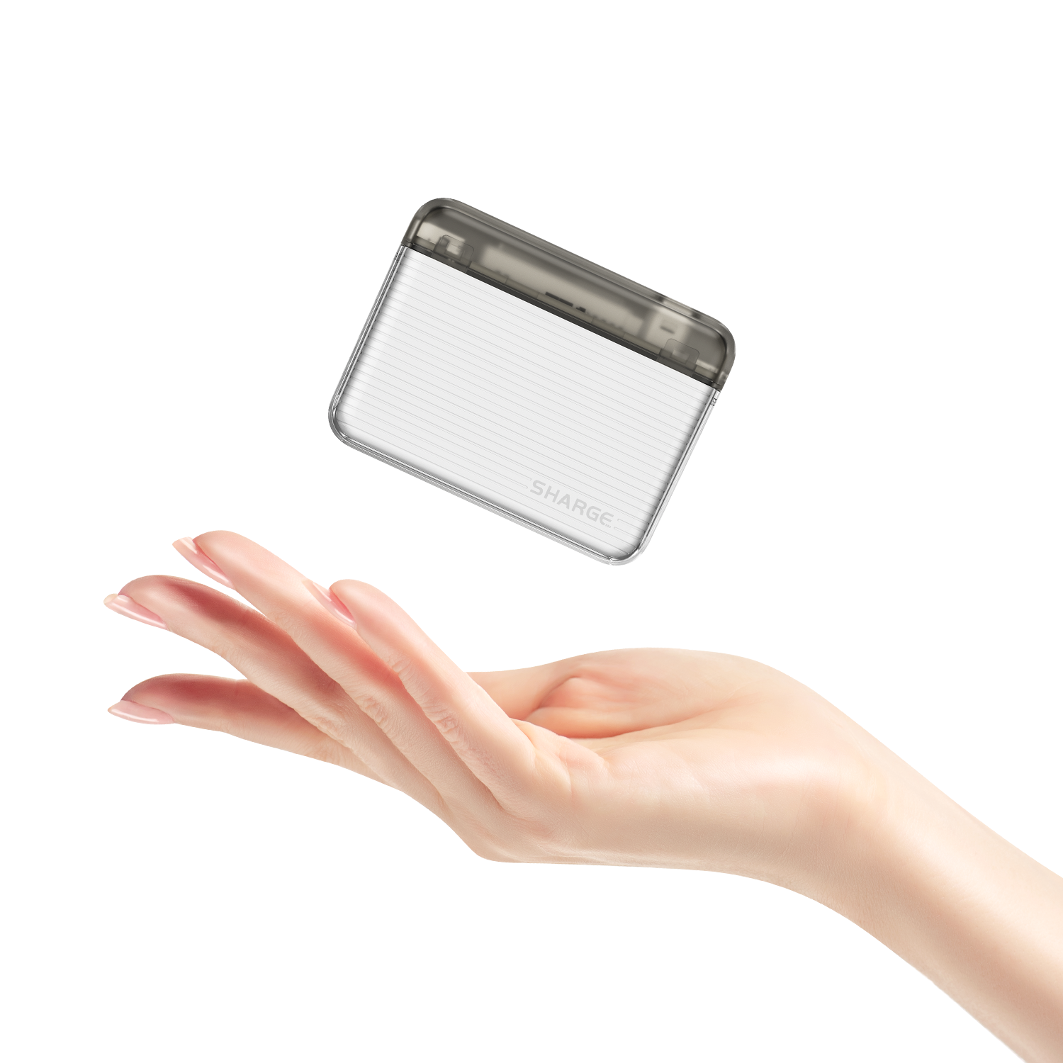 Sharge Flow Mini Power Bank White