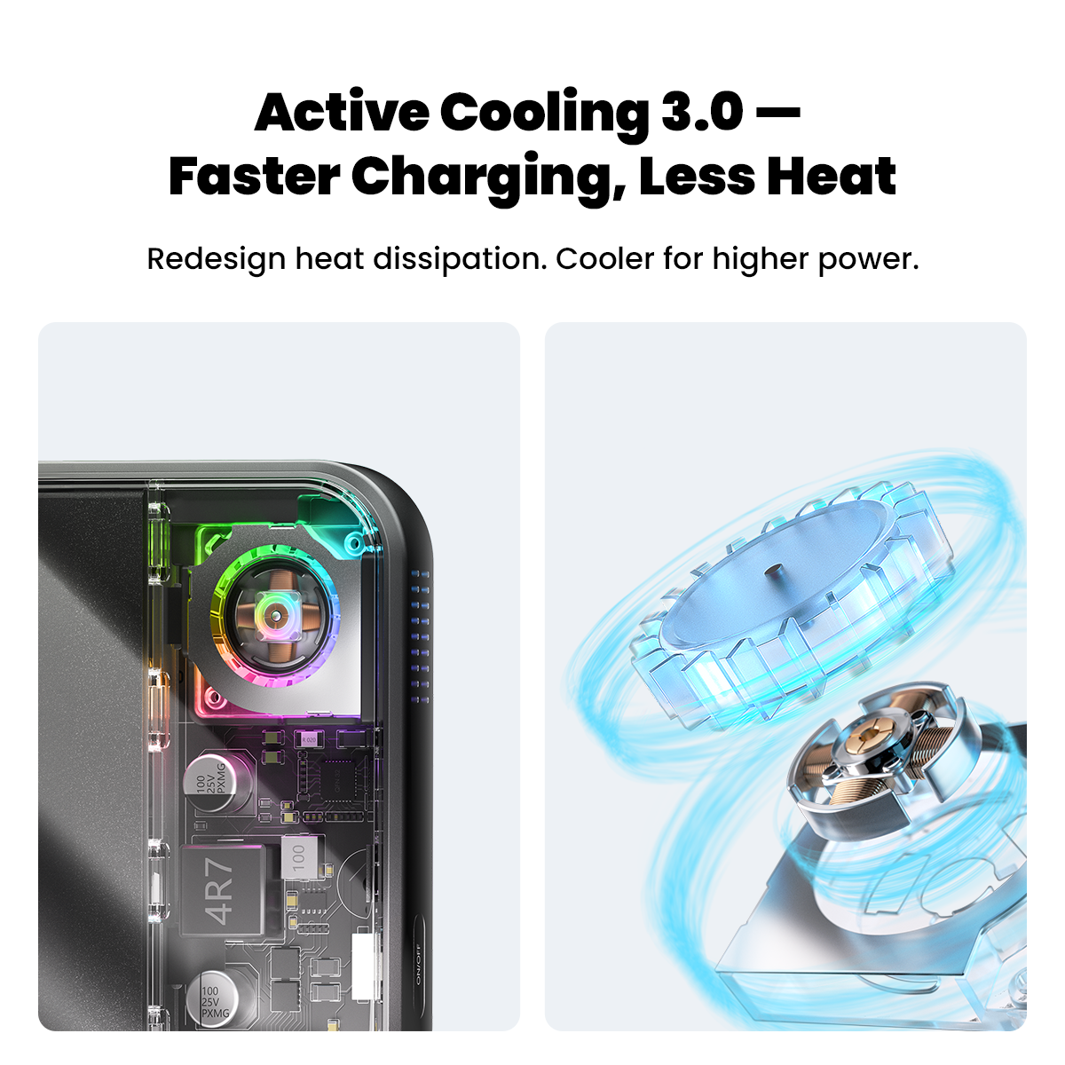 SHARGE ICEMAG 3 Power Bank(35W, 10K, Qi2.2 25W, Built-in Cable)