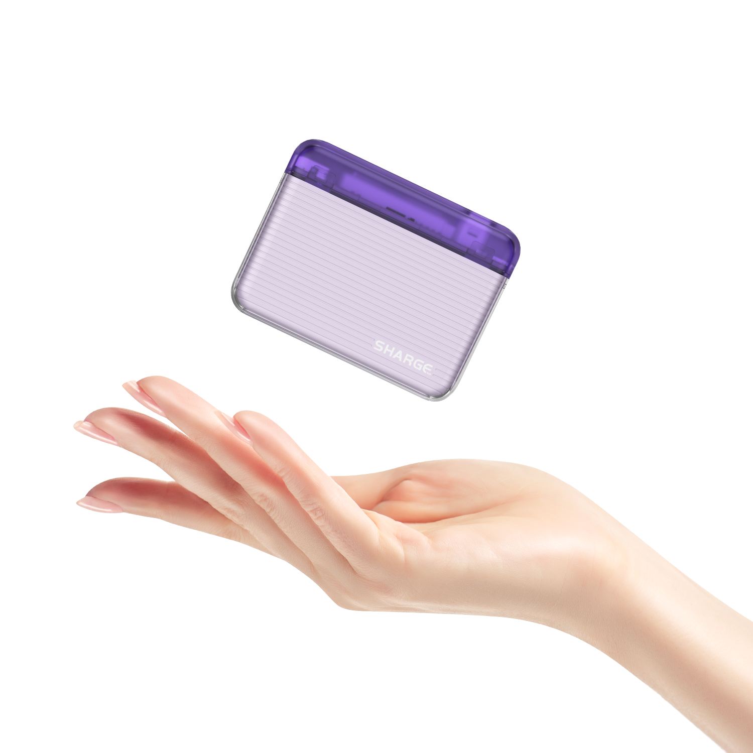 Sharge Flow Mini Power Bank Purple