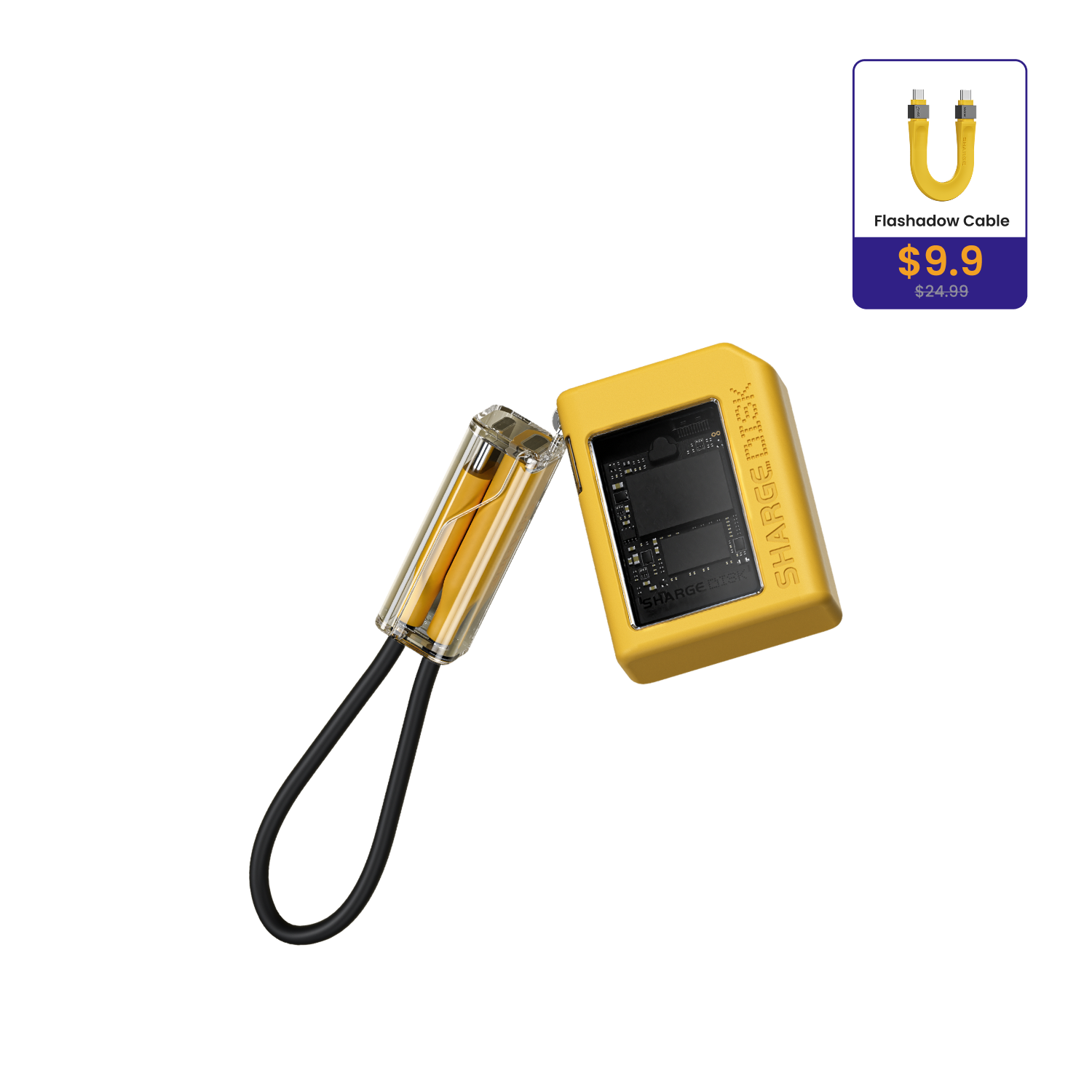 2TB 2230 M.2 SSD NVMe　＋　冷却ファン付きエンクロージャー SHARGE ディスク 10Gbps 2230 M.2 NVMe SSD エンクロージャ