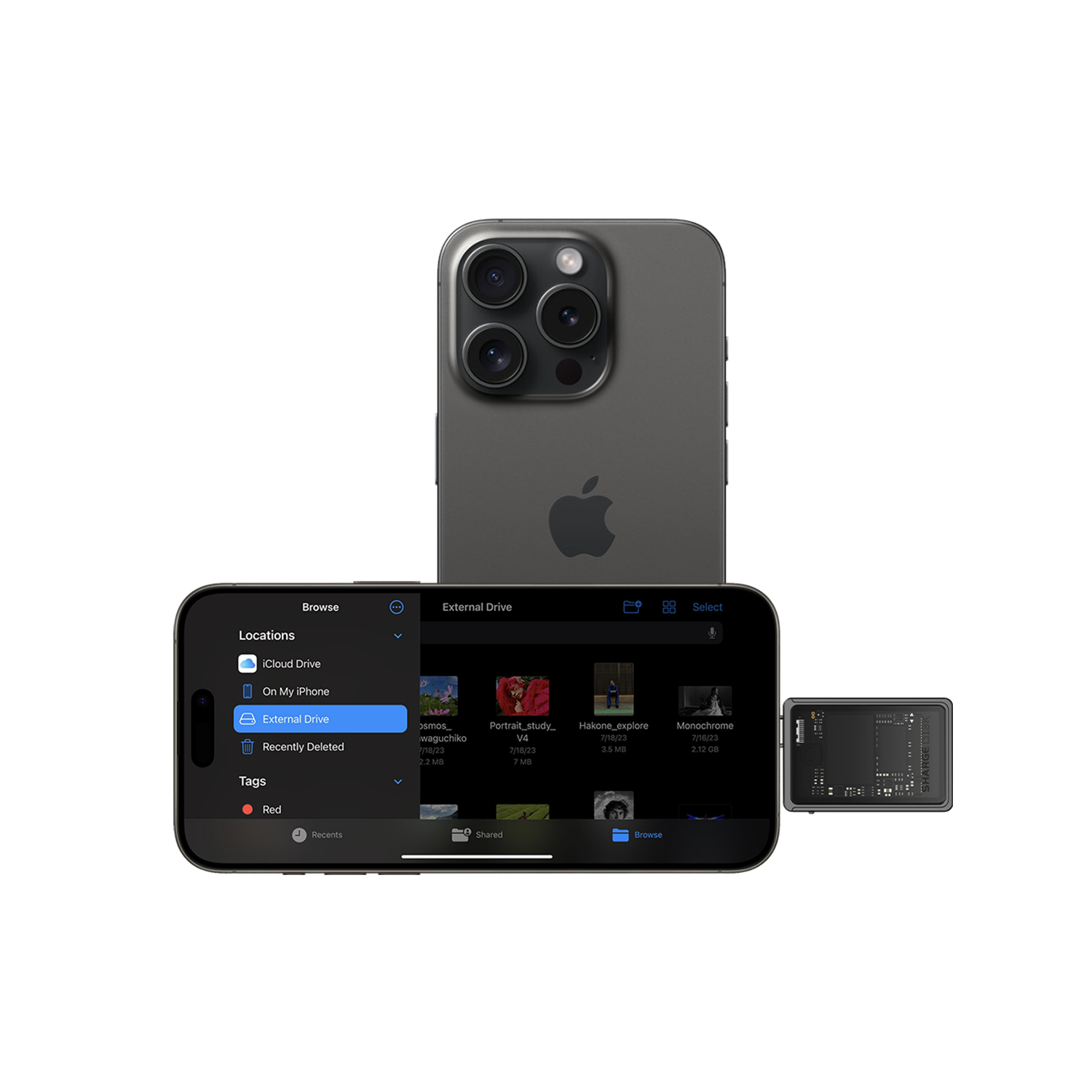 Phone 15 Series Steam Deck External SSD enclosure