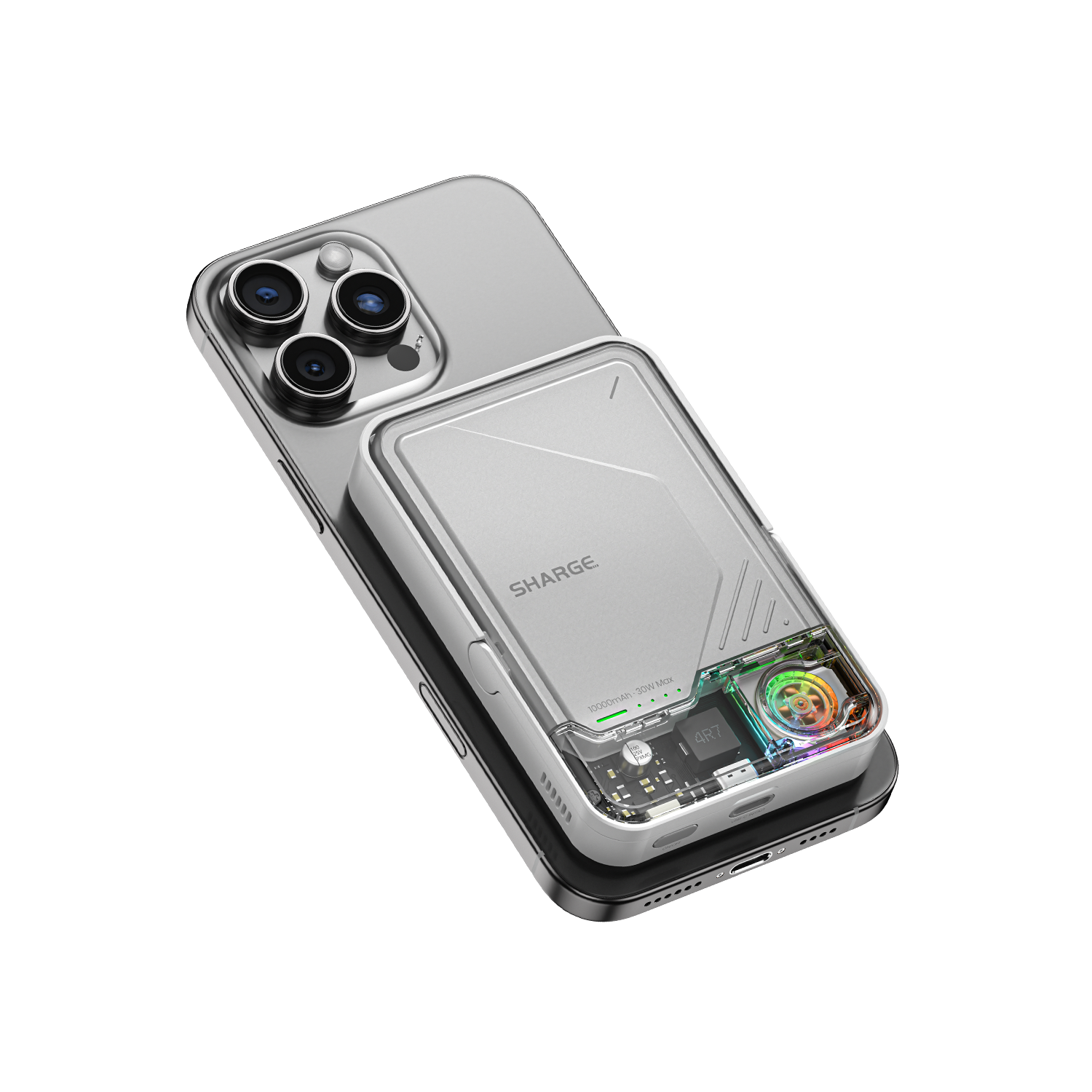 SHARGE ICEMAG Wirless Power Bank 10,000mAh Qi2 power bank with