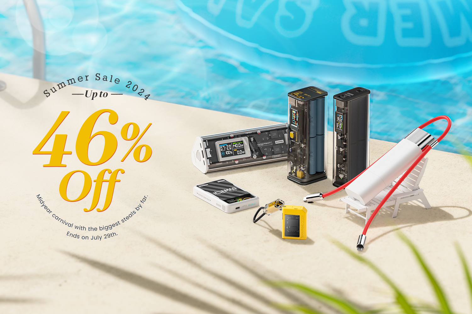 Hot Deals and Cool Gadgets: Sharge's Summer Sale Event Is Here!