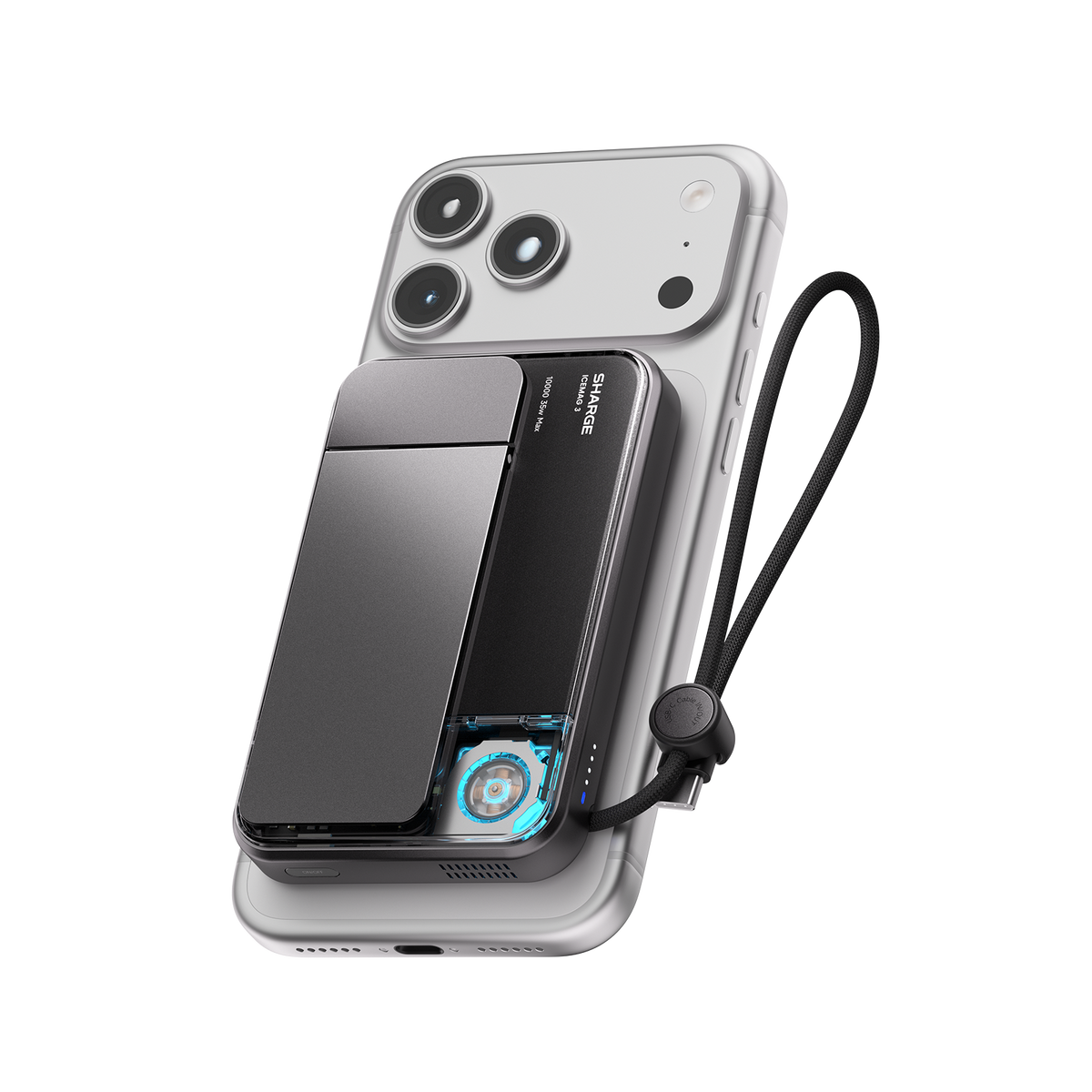 Stay Cool ICEMAG 3 Qi2 25W. 35W Max USB-C Power. Built-in Cable