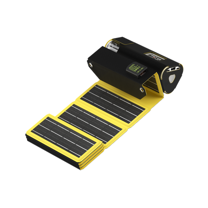 SHARGE Portable Solar Charger with USB A Port, 12W Foldable Solar Panel for Hiking Camping and Trip Suitable for Power Bank, Smartphone, Tablets and More