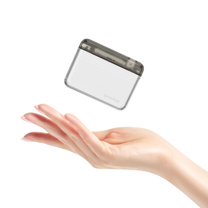 Sharge Flow Mini Power Bank White