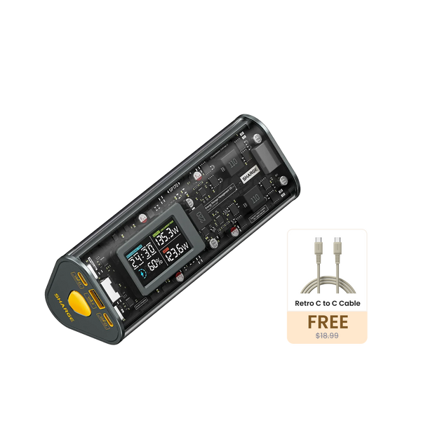 Shargeek 170 パワーバンク 24000mAh Shargeek 170 Power Bank 24,000mAh 170W Portable Charger IP66 Water