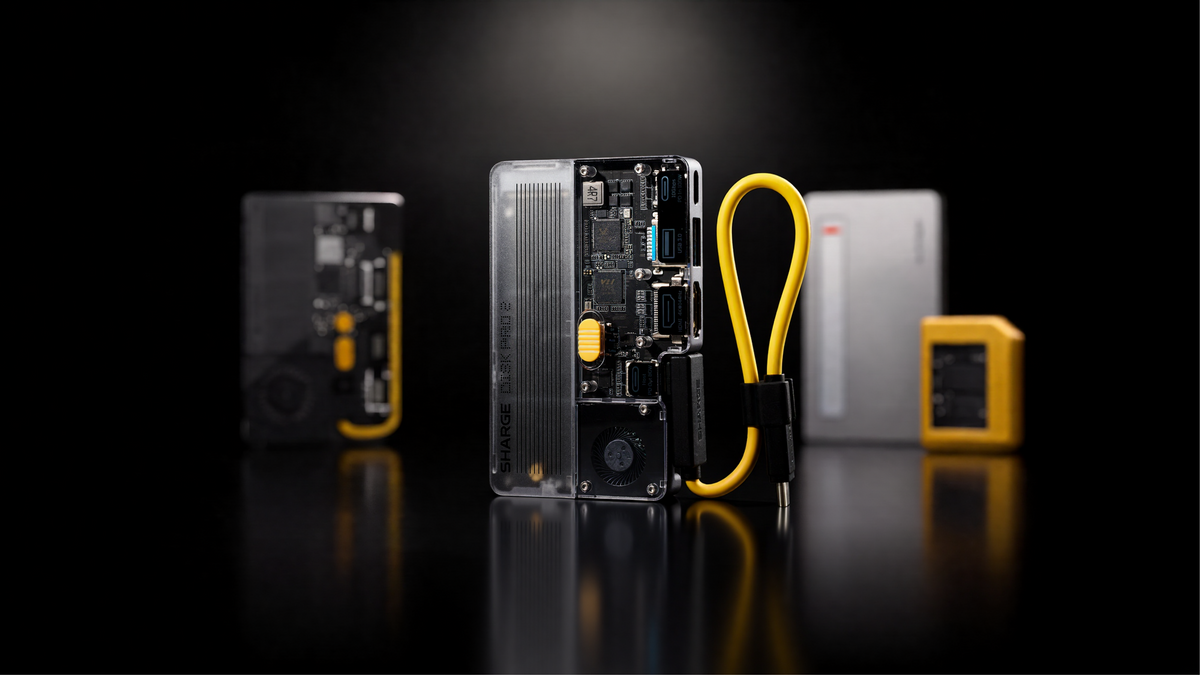 Shargeek Storm 2 高速パワーバンク充電器 100W 透明ポータブル Shargeek Storm 2 高速パワーバンク充電器 100W 透明ポータブル