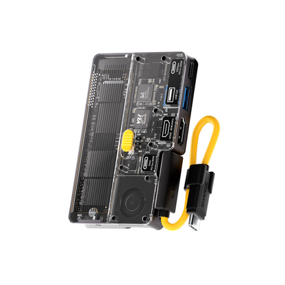 SHARGE Disk Pro 2 (6-in-1 Hub，Swappable SSD，Active Cooling Fan)