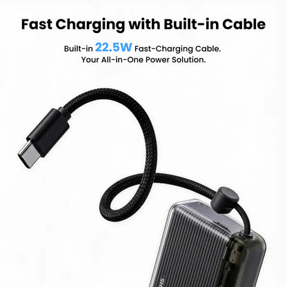 Banque d'alimentation Sharge Flow 2 (22,5 W, 10 K, câble intégré)