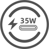 35W USB-C Fast Charging