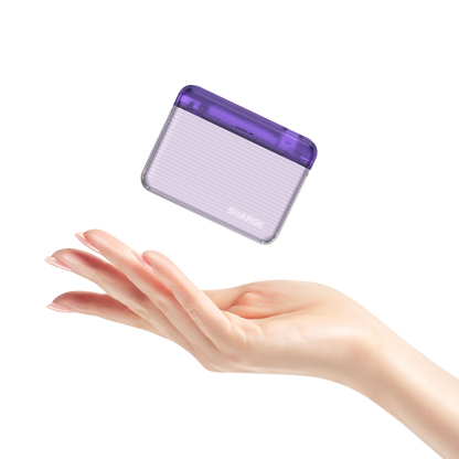 Sharge Flow Mini Power Bank Purple