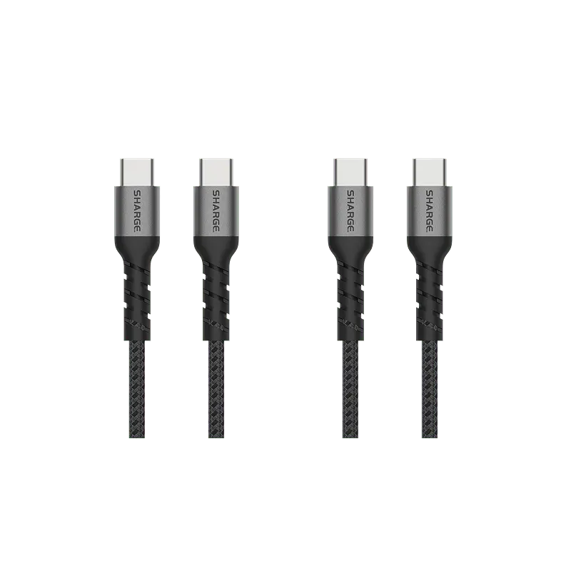 【2-Pack】Braided C to C Cable