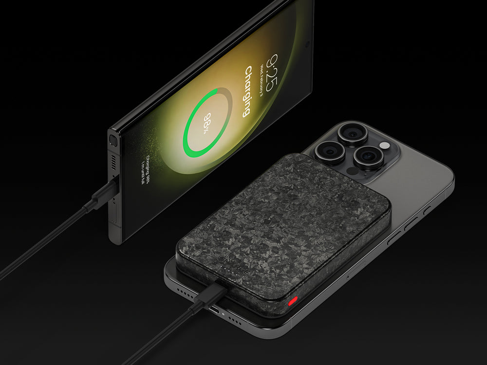 Sharge CarbonMag Qi2 10000mAh 15W Wireless Power Bank description image 5