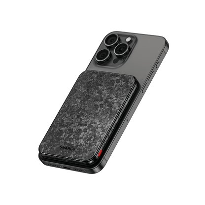 SHARGE CarbonMag (5K) Wirless Power Bank Carbon Fiber Ultra-light Slim 5000mAH SHARGE CarbonMag (5K) Wirless Power Bank Carbon Fiber Ultra-light Slim 5000mAH