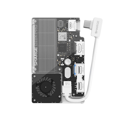 SHARGE Disk Pro( 5-in-1, 10Gbps, 4TB,Active Cooling)