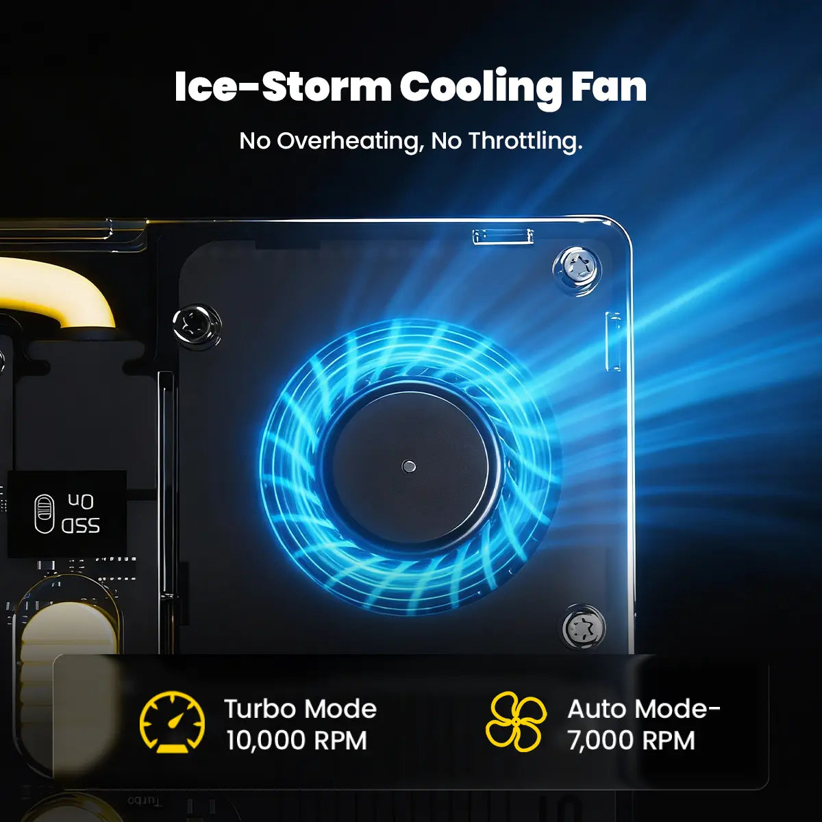 SHARGE Disk Pro( 5-in-1, 10Gbps, 4TB,Active Cooling)