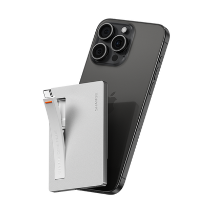 sharge Disk Plus SSD Enclosure M.2 2280 NVMe, World's Thinnest 0.24" Enclosure 10Gbps USB C 3.2 Gen2, Aluminum Support up to 4TB(2230/2242 /2280 SSDs) for MacBook, iPhone 16 (SSD not Included)