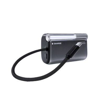 SHARGE Flow 3 Power Bank （45W,10K,Built-in Cable)