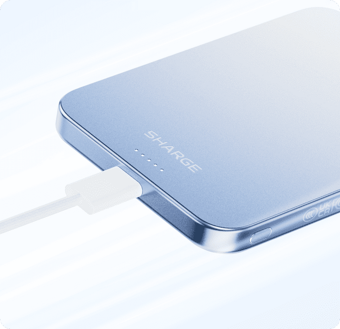 סוללת גיבוי מגנטית&nbsp;AeroMag 5k מבית&nbsp;Sharge