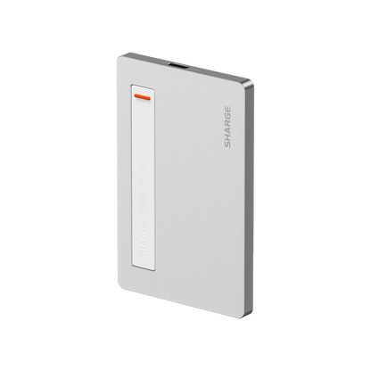 sharge Disk Plus SSD Enclosure M.2 2280 NVMe, World's Thinnest 0.24" Enclosure 10Gbps USB C 3.2 Gen2, Aluminum Support up to 4TB(2230/2242 /2280 SSDs) for MacBook, iPhone 16 (SSD not Included)