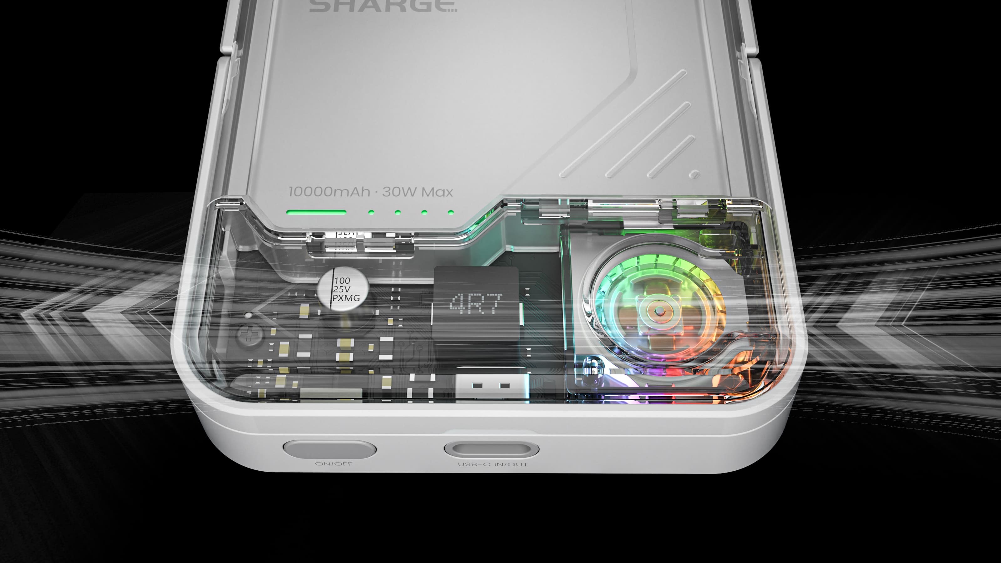 SHARGE ICEMAG 2 Wirless Power Bank 10,000mAh Qi2 power bank with