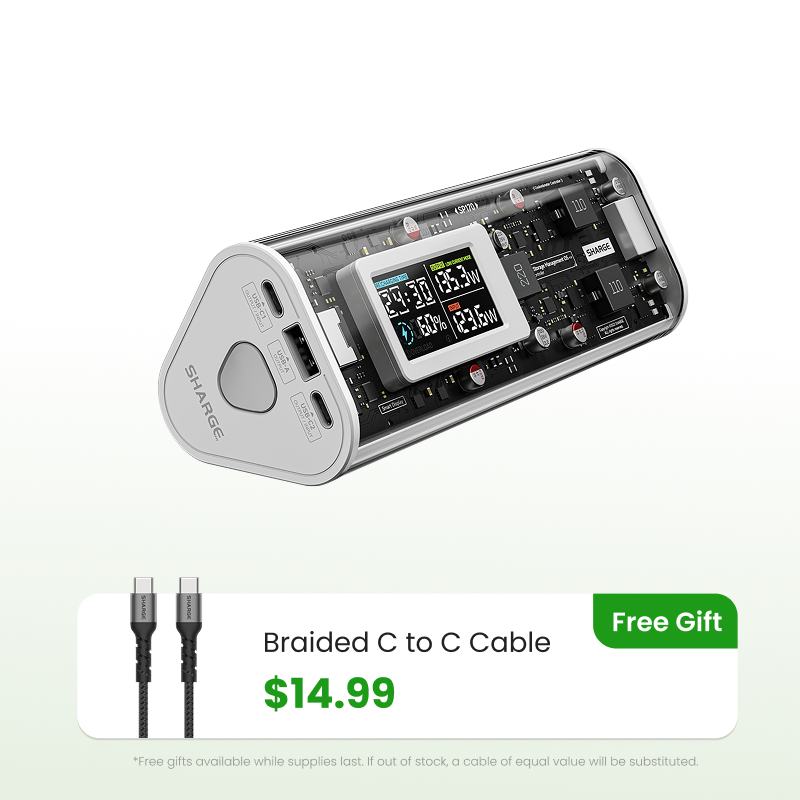 Shargeek 170 (140W, 24K) ( Free 240W Cable)