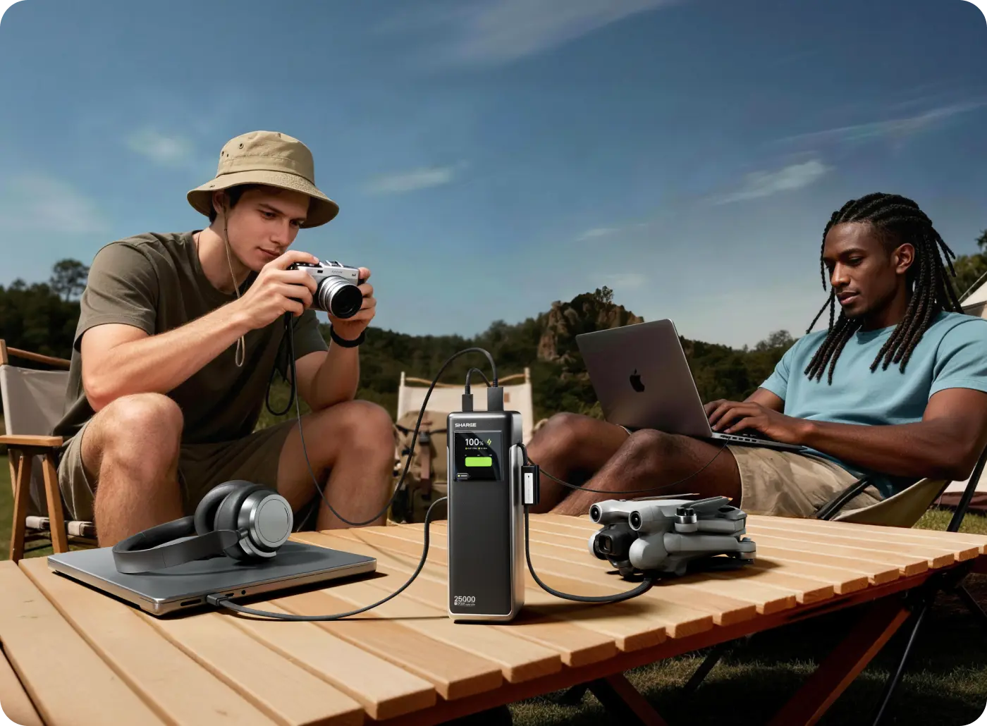 four ports charging