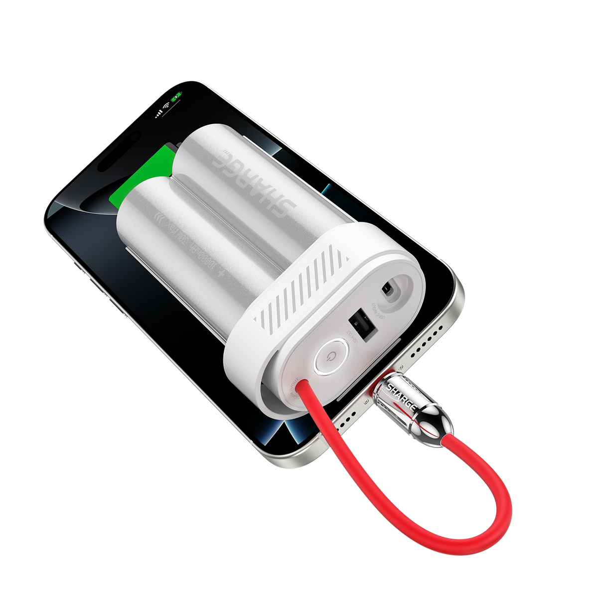 SHARGE Pouch Mini 10 000mAh Power Bank Built in USB C Cable 22 5W sharge-pouch-mini-10-000mah-power-bank-built-in-usb-c-cable-22-5w