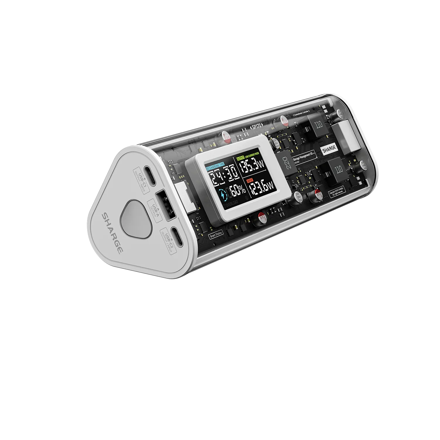 Shargeek 170 モバイルバッテリー 24000mAh Shargeek 170 Power Bank 24,000mAh 170W Portable Charger IP66 Water