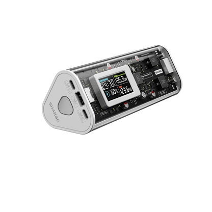 SHARGEEK 170 Power Bank, 140W PD3.1 Portable Charger 24,000mAh/ 84.6Wh with Smart Display, 170W Total Output Battery Pack for MacBook Pro iPhone 16/15/14 Series